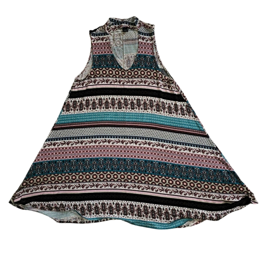 rue 21 Bohemian Multicolor Sleeveless Dress